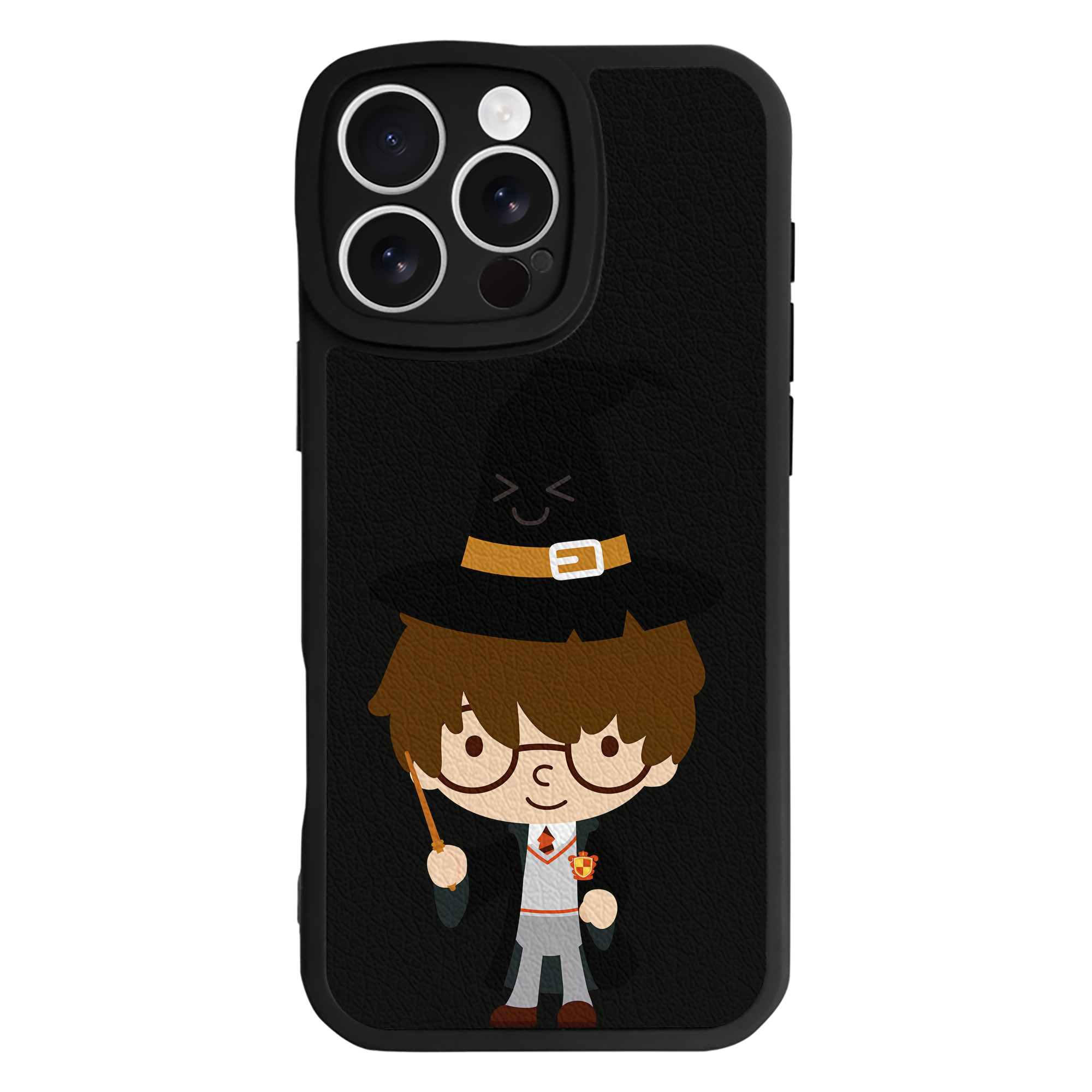 （画像用） Harry Potter ハリー・ポッターシリーズ 【iPhone 16シリーズ対応】シリコンスマホケース（レザー調） 材質：シリコン